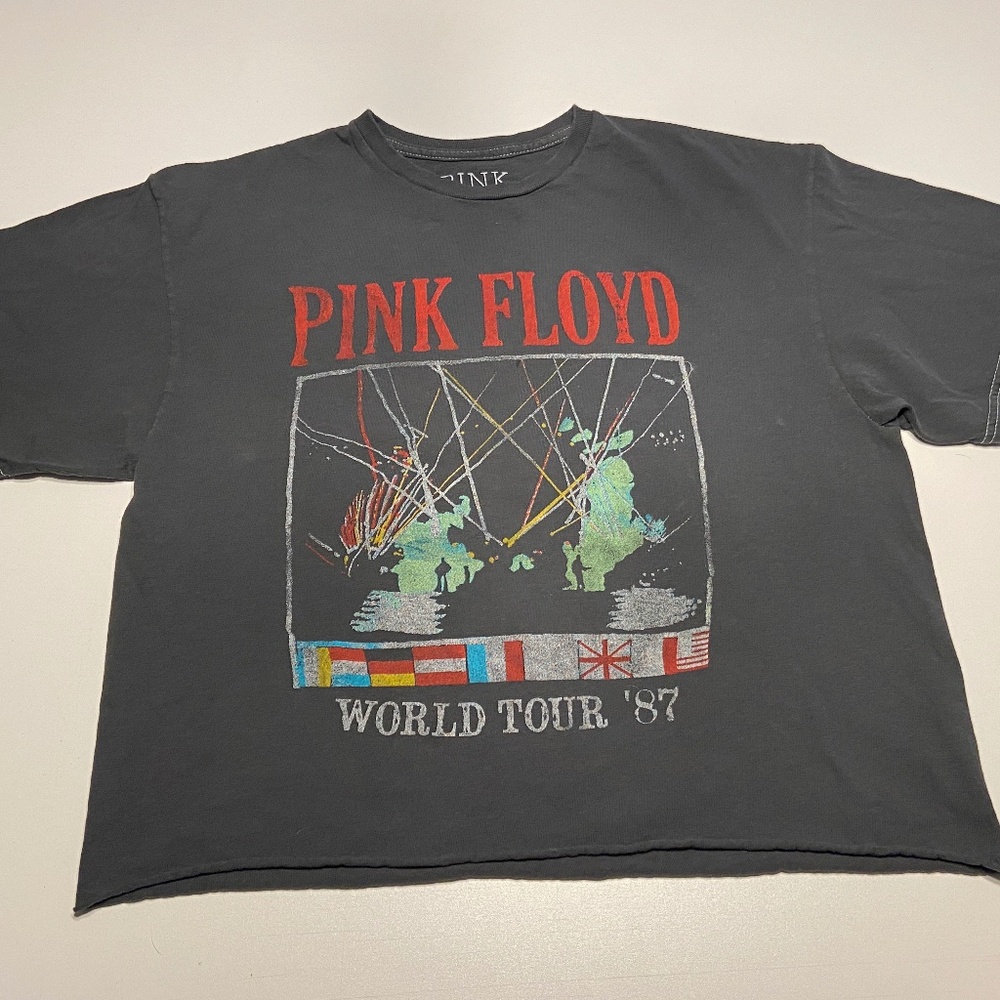 Pink Floyd World Tour ’87 Graphic Tee – 100% Cotton MD